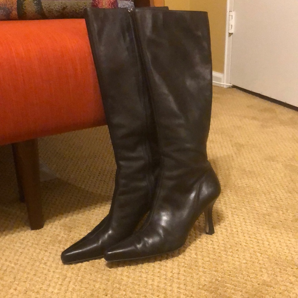 Anne Klein Leather Boots